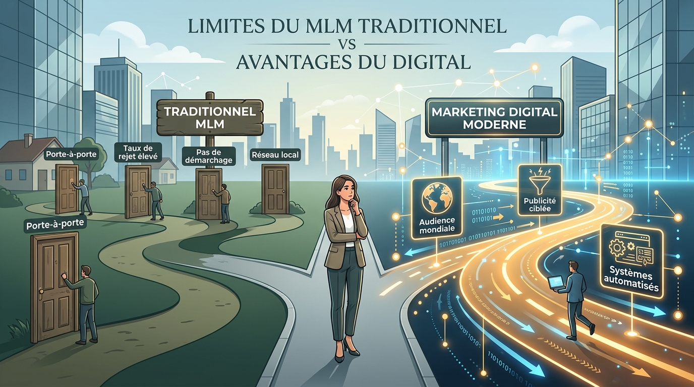 5 raisons pour lesquelles le MLM vous interdit de réussir en ligne