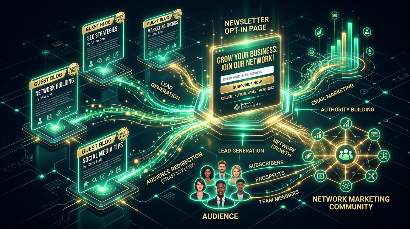 Stratégie de Guest Blogging et redirection d'audience