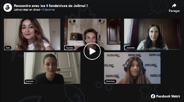 Les 4 fondatrices historiques de Jolimoi