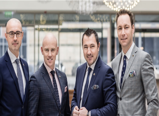 Les 4 mousquetaires — Bartosz Królikowski, Łukasz Godyń, Norbert Janeczek et Piotr Pacyga (Photo : duolife.eu)