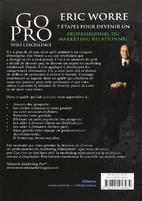 Livre Go Pro - Eric Worre - Autre édition