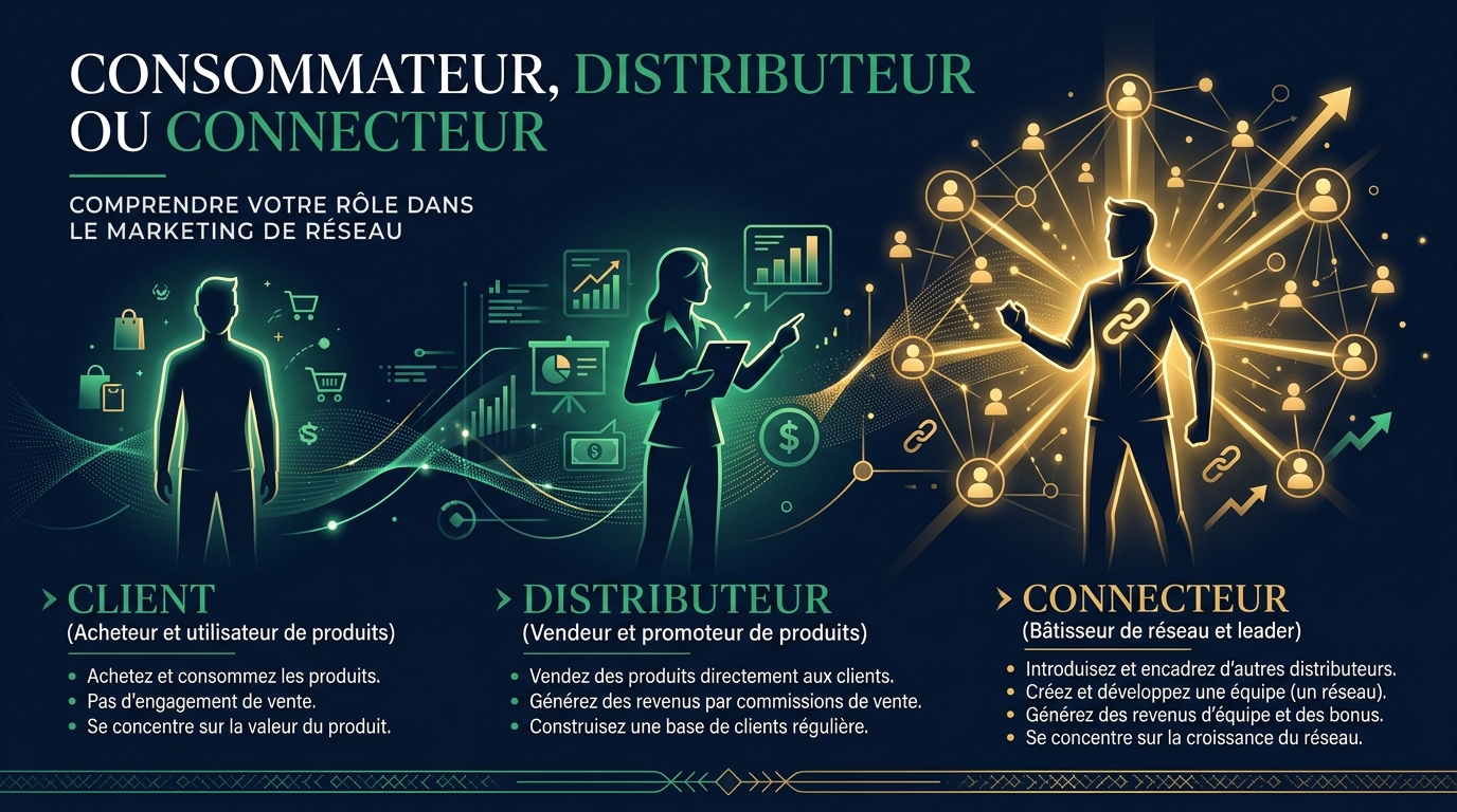 Les trois profils face à votre activité MLM