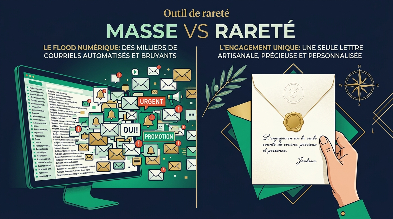 Masse vs Rareté — Le papier comme objet précieux