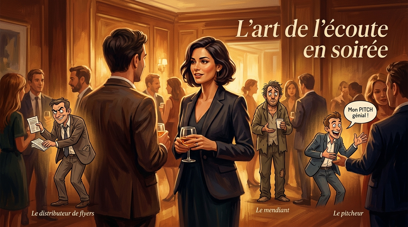 L'art de l'écoute en soirée vs les 3 comportements à éviter